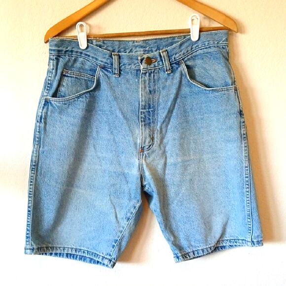 Vintage Wrangler Jorts Jean Shorts 34 Waist - Picture 1 of 3